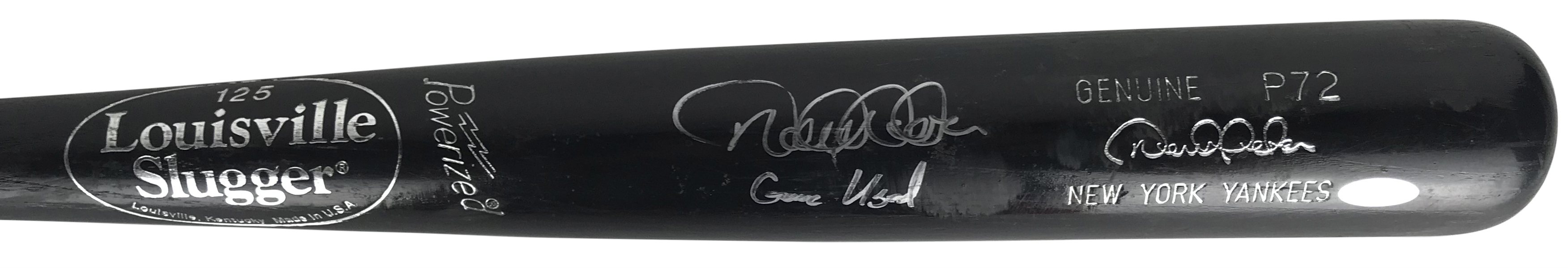 Derek Jeter Signed & Game Used 2001-03 NY Yankees Baseball Bat - PSA/DNA Graded GU 10!