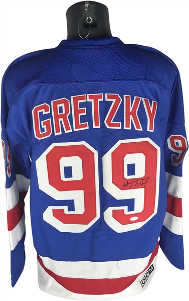 Wayne Gretzky Signed New York Rangers CCM Hockey Jersey (JSA)