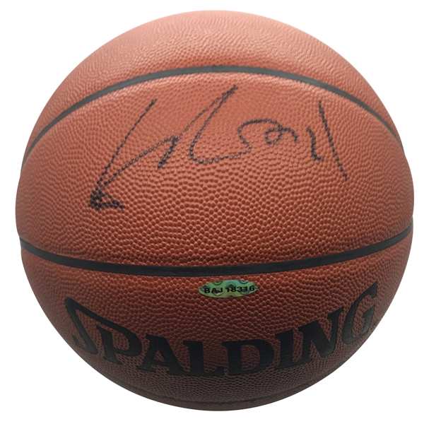 Yao Ming Rare Signed Official NBA Basketball (Upper Deck)