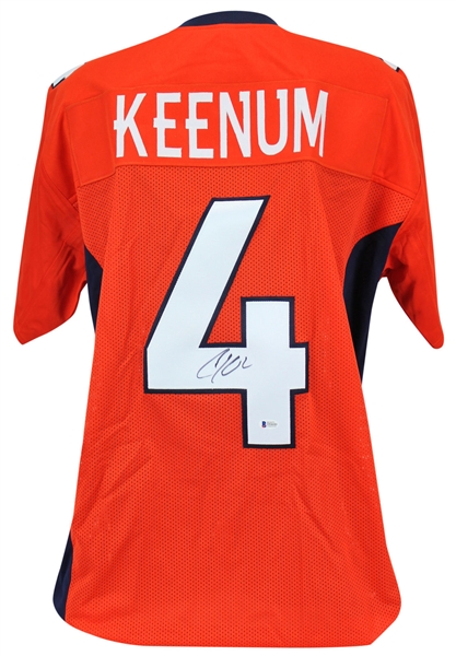 Case Keenum Signed Denver Broncos Jersey (Beckett/BAS)
