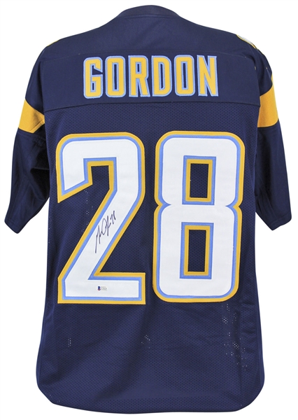 Melvin Gordon Signed Los Angeles Chargers Jersey (BAS/Beckett)