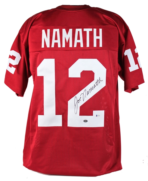 Joe Namath Signed Alabama Jersey (Beckett/BAS)