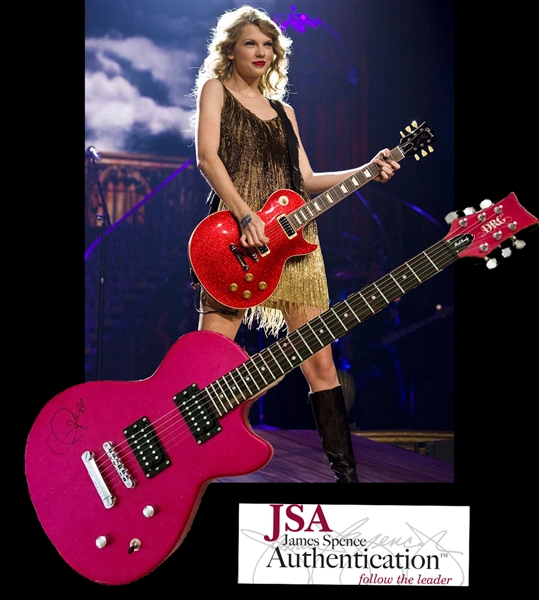Taylor Swift Incredible Signed Daisy Rock Electric Guitar! (JSA)