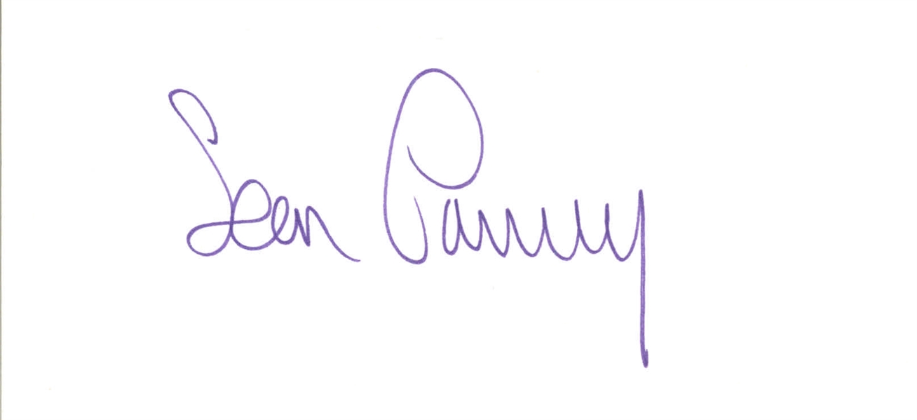 James Bond: Sean Connery Near-Mint Signed 2.5" x 4" Album Page (Beckett/BAS Guaranteed)