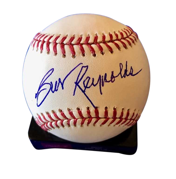 Burt Reynolds Signed OML Baseball (Beckett/BAS)