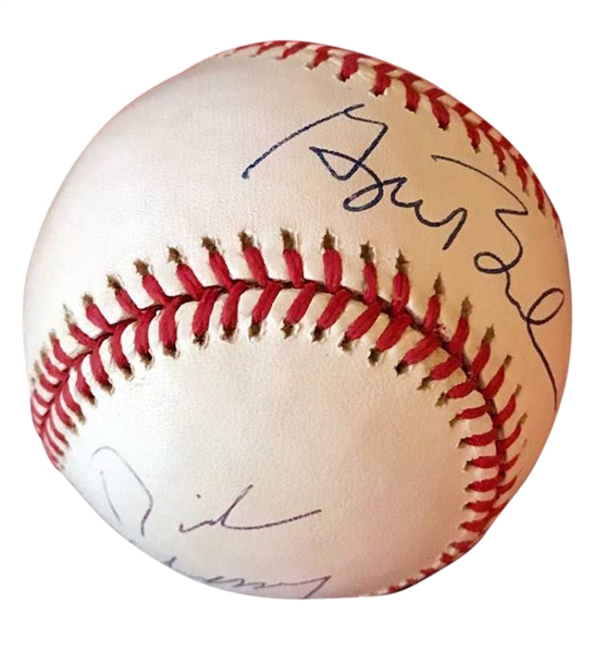 President George W. Bush & Vice President Dick Cheney Dual-Signed OAL Baseball (JSA)