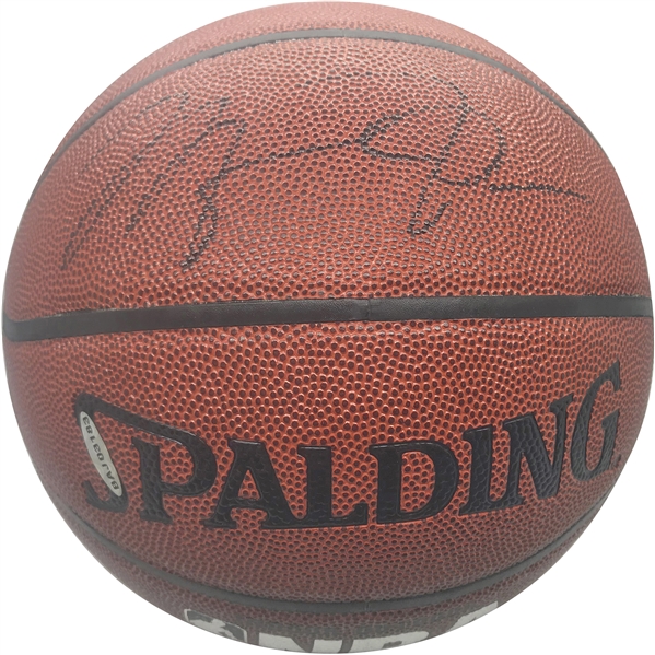 Michael Jordan Signed NBA I/O Basketball (Upper Deck)