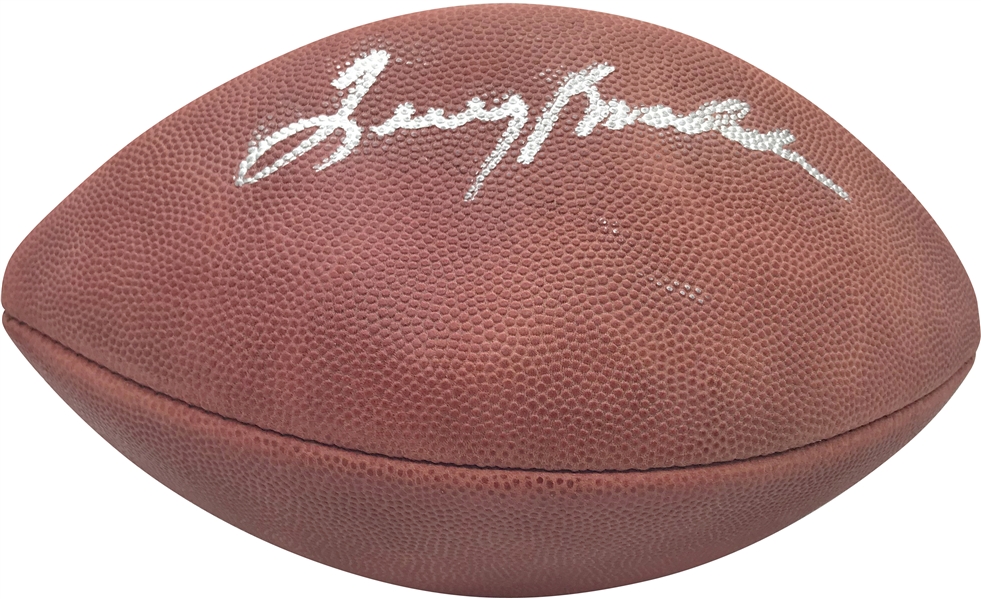 Terry Bradshaw Signed Leather NFL Football (Beckett/BAS)