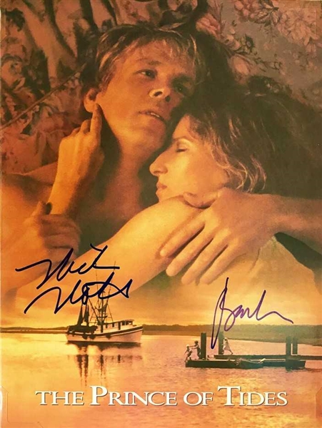 Barbra Streisand & Nick Nolte Dual-Signed Movie Premiere Program for "The Prince of Tides" (Beckett/BAS Guaranteed)