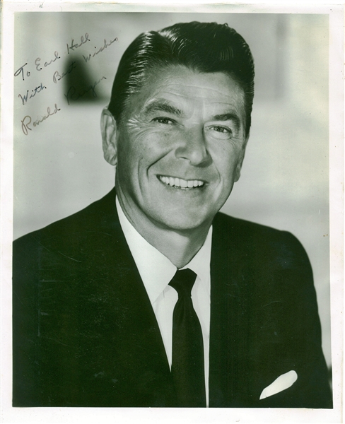 President Ronald Reagan Vintage Signed 8" x 10" Photograph (Beckett/BAS Guaranteed)