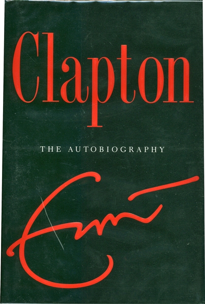 Eric Clapton Signed Hardcover "Clapton-The Autobiography" Book (JSA)