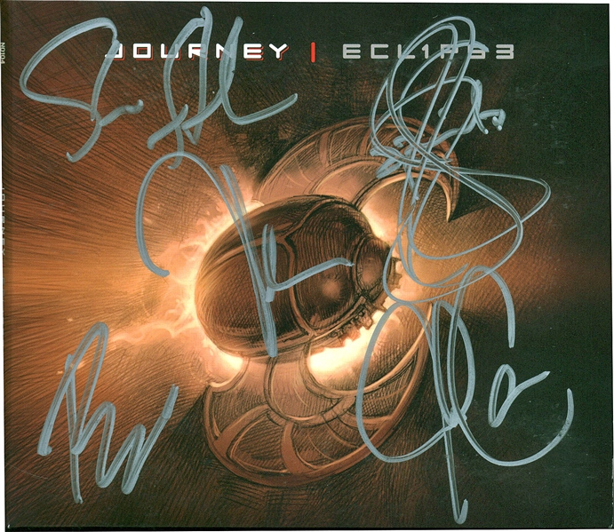Journey Group Signed Lot of Two (2) Signed CD Digipaks w/ 5 Signatures! (Beckett/BAS Guaranteed)