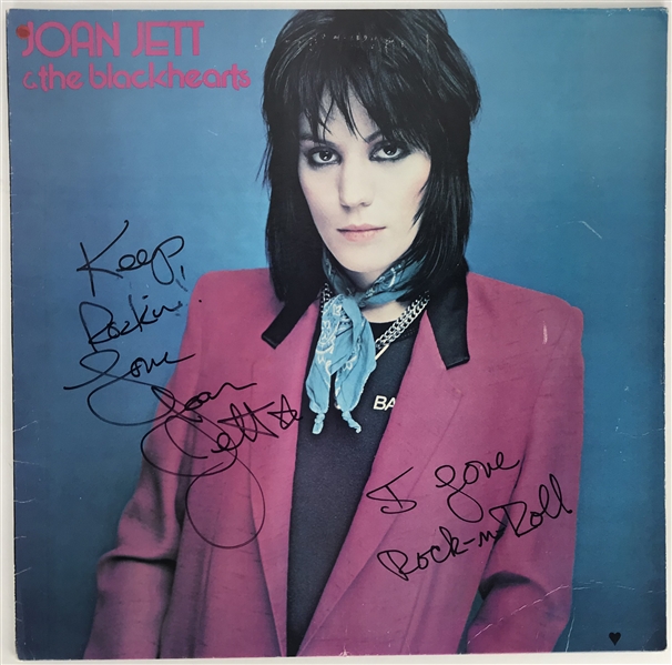 Joan Jett Signed "I Love Rock N Roll" Album w/ Title Inscription! (REAL/Epperson)
