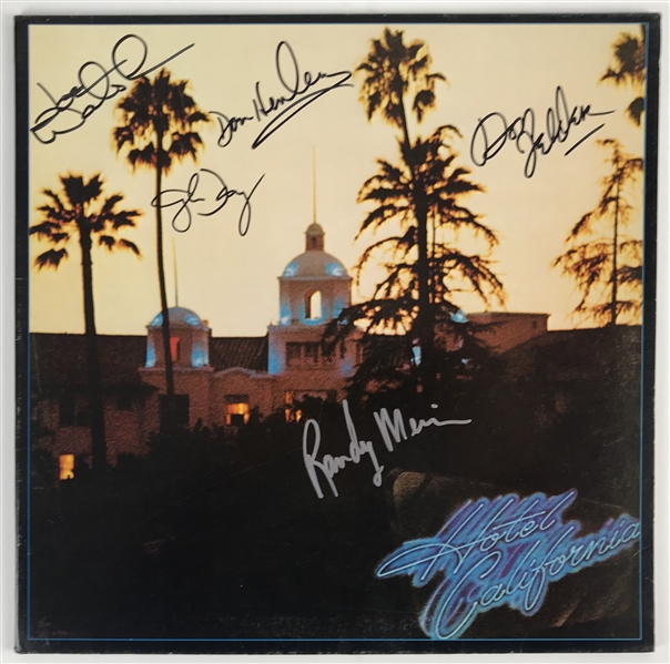 The Eagles Phenomenal Group Signed "Hotel California" Record Album (JSA)