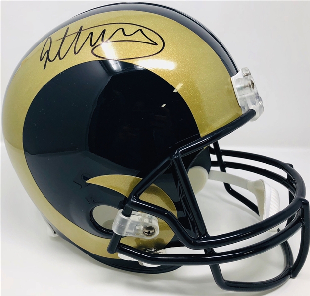 Todd Gurley Signed Los Angeles Rams Full Sized Replica Model Helmet (Beckett/BAS)