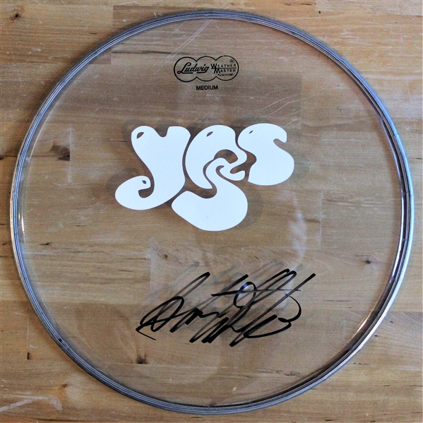Yes: Alan White Signed Drumhead & Stick Lot (Beckett/BAS Guaranteed)