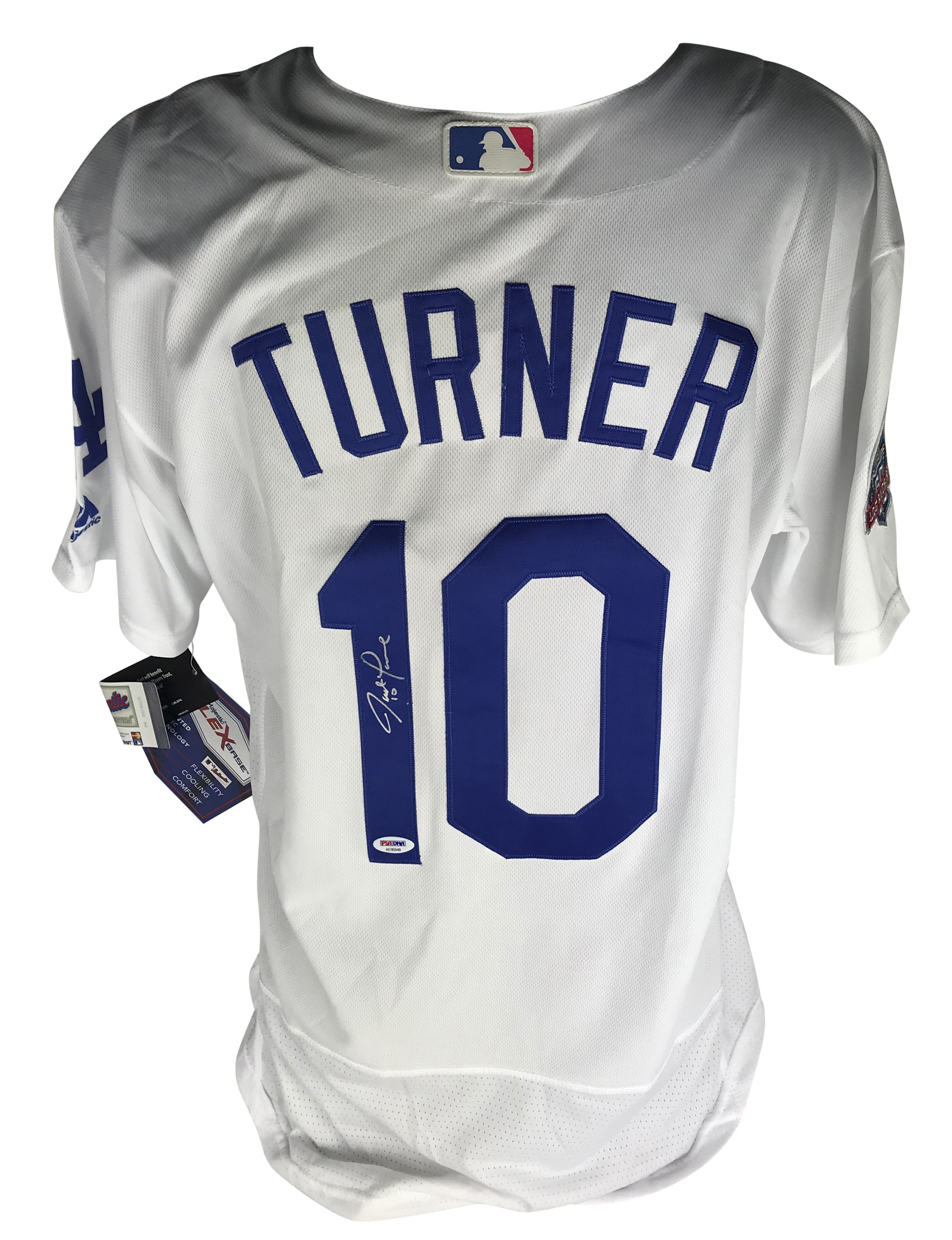 Lot Detail - Justin Turner Signed Los Angeles Dodgers Jersey (PSA/DNA)