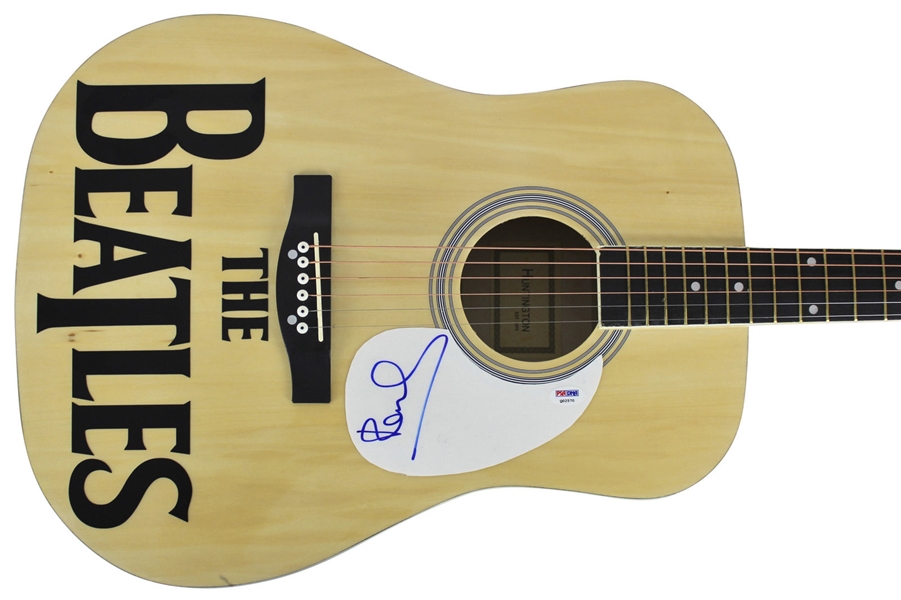 The Beatles: Paul McCartney Superb Signed Acoustic Guitar (PSA/DNA)