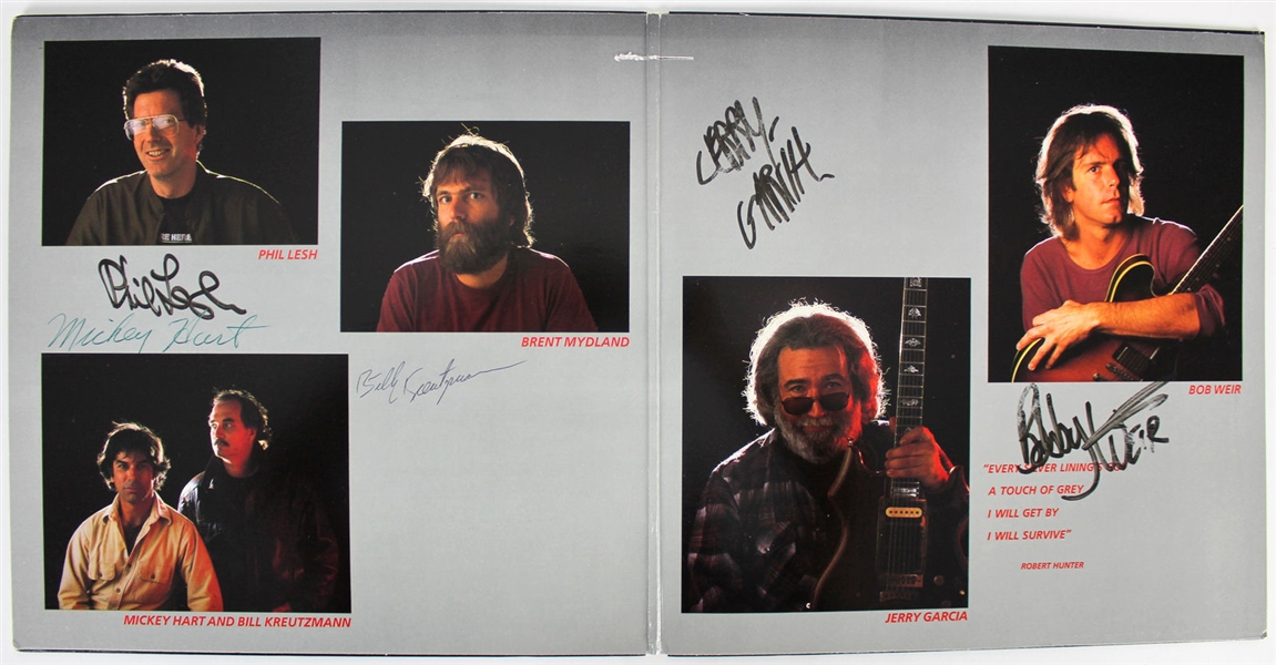 The Grateful Dead Group Signed "In the Dark" Album w/ 5 Signatures! (JSA)