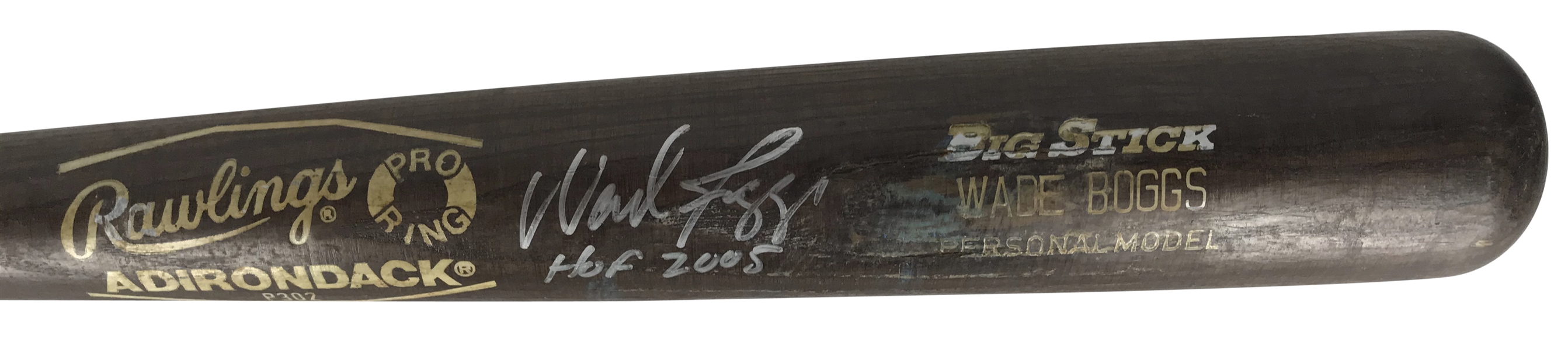 Wade Boggs Signed & Game Used Early 1984 288RJ Baseball Bat - PSA/DNA GU 9.5!