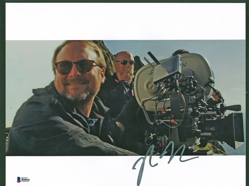 Star Wars: Rian Johnson Signed 11" x 14" Photograph (Beckett/BAS)