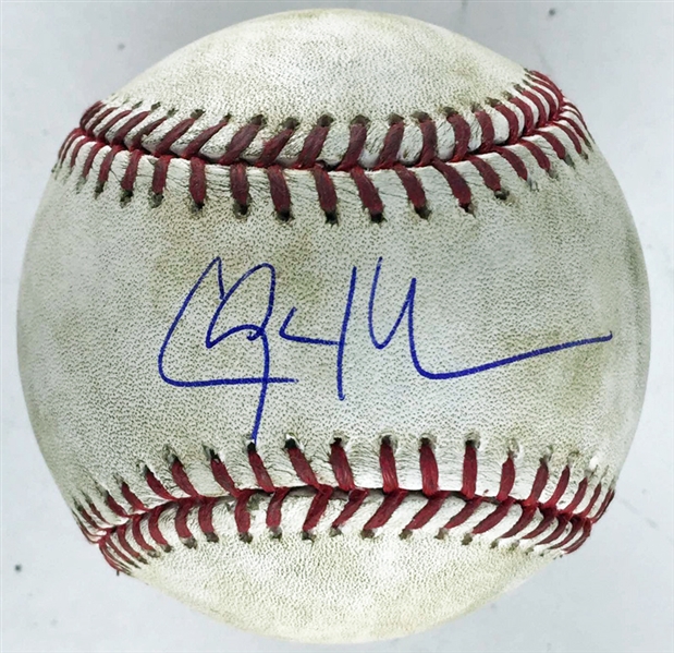 Clayton Kershaw Signed & Game Used OML Baseball :: Used 6/29/2014 - STL at LAD (MLB Hologram & PSA/DNA COA)