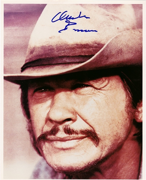 Charles Bronson In-Person Signed 8" x 10" Photograph (Beckett/BAS)