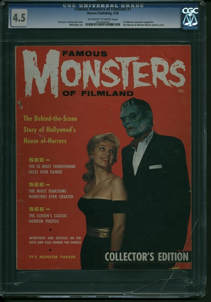 Famous Monsters of Filmland #1 (CGC 4.5)
