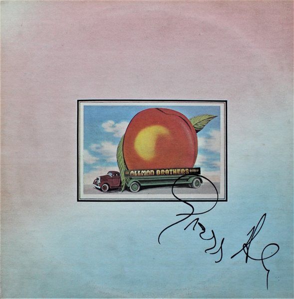 Gregg Allman Signed "Eat A Peach" Record Album (Beckett/BAS)