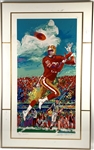 Jerry Rice Signed Limited-Edition LeRoy Neiman Serigraph in Custom Framed Display (Beckett/BAS)