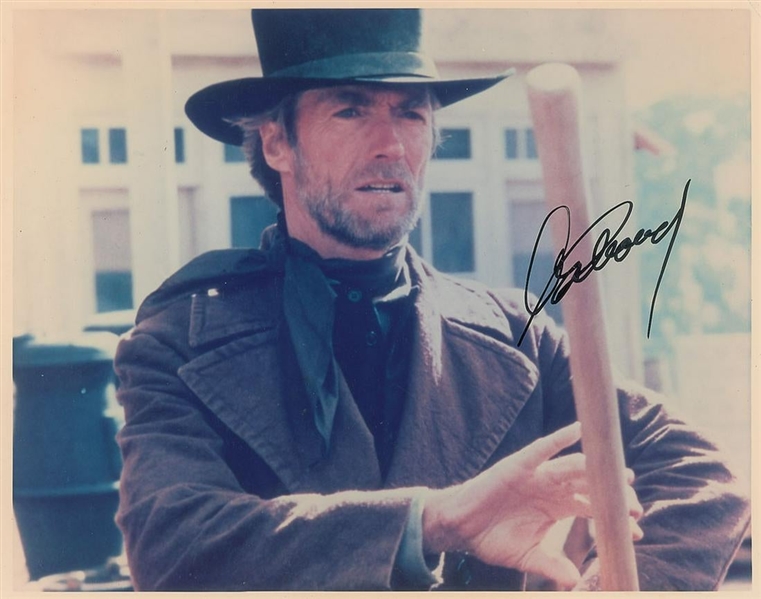 Clint Eastwood Signed 8" x 10" Color Photo from "Unforgiven" (John Brennan Collection)(Beckett/BAS Guaranteed)