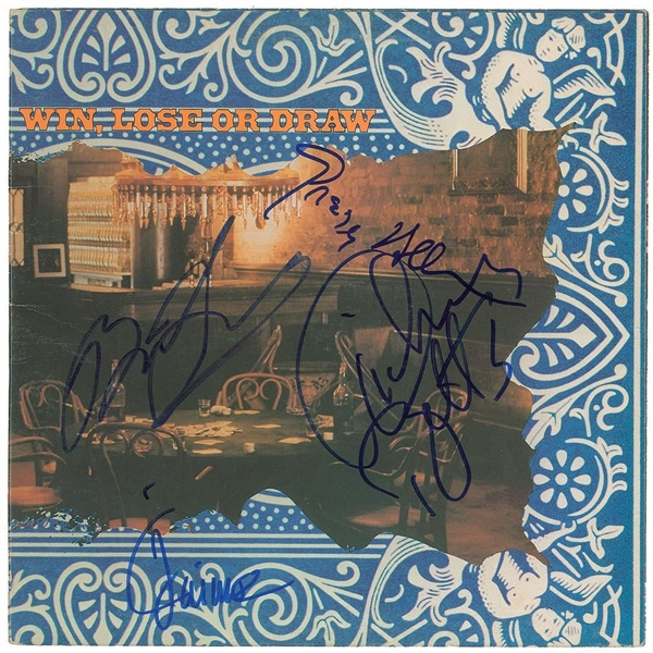 The Allman Brothers Band Group Signed "Win, Lose or Draw" Record Album (John Brennan Collection)(Beckett/BAS Guaranteed)