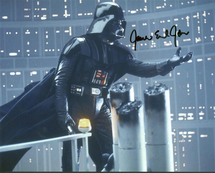 Star Wars: James Earl Jones Signed 8" x 10" Color Darth Vader Photograph (Beckett/BAS Guaranteed)
