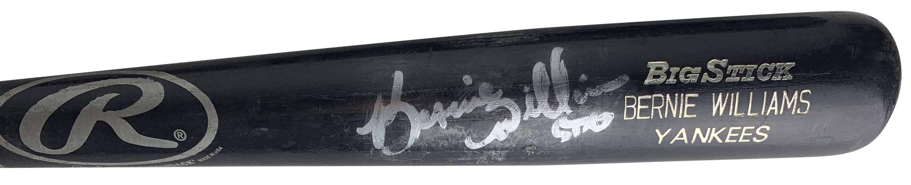 Bernie Williams Signed Game Used 2000 ALCS Big Stick Baseball Bat (PSA/DNA GU10)