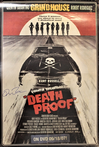 Quentin Tarantino Signed 24"x 36" Poster for "Death Proof" (Beckett/BAS)