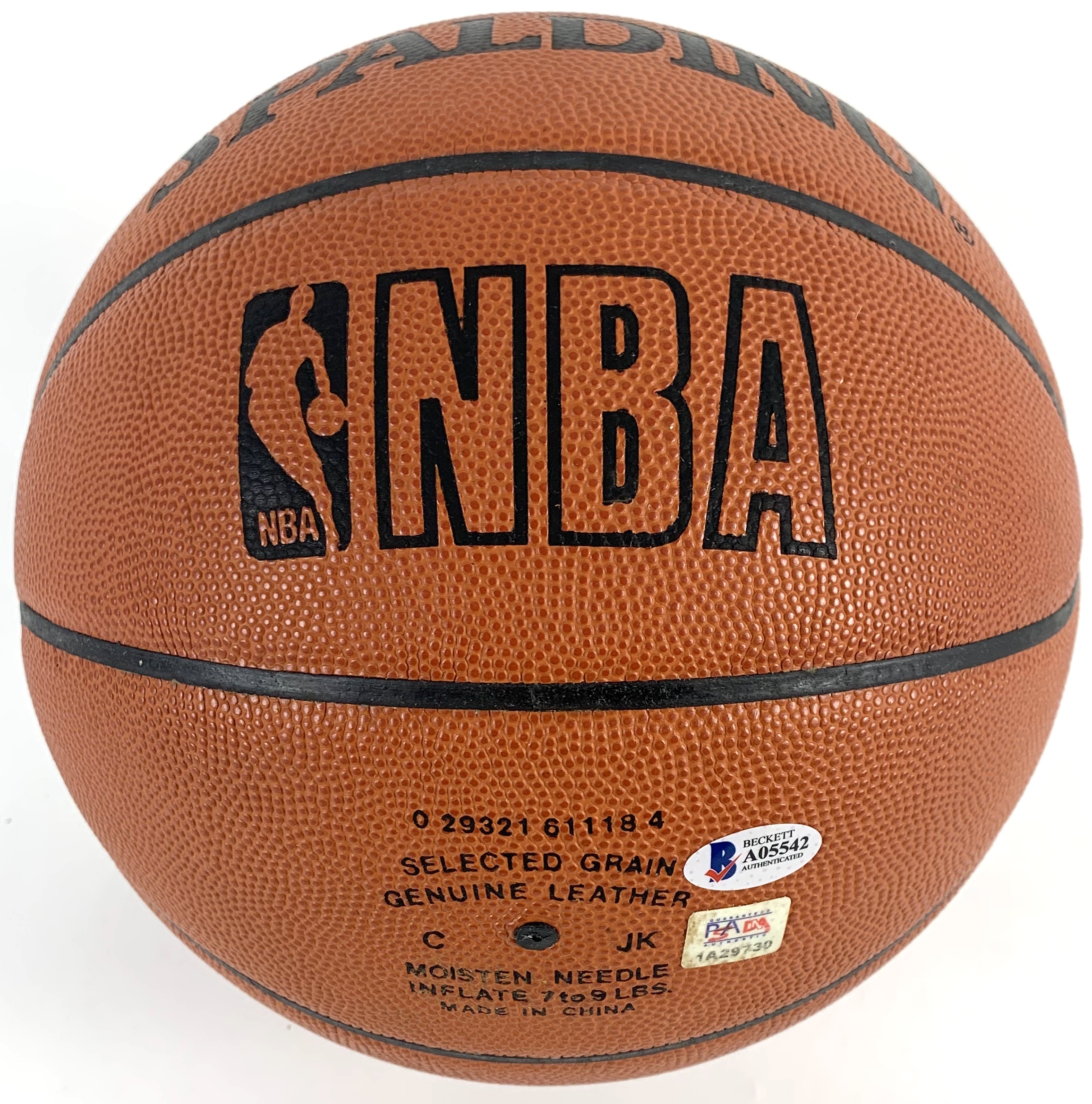 kobe bryant signed basketball