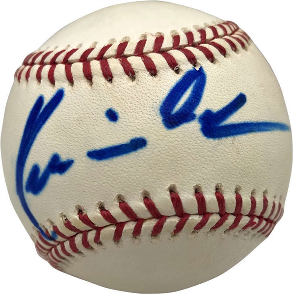 Field of Dreams: Kevin Costner Signed OML Baseball (BAS/Beckett)