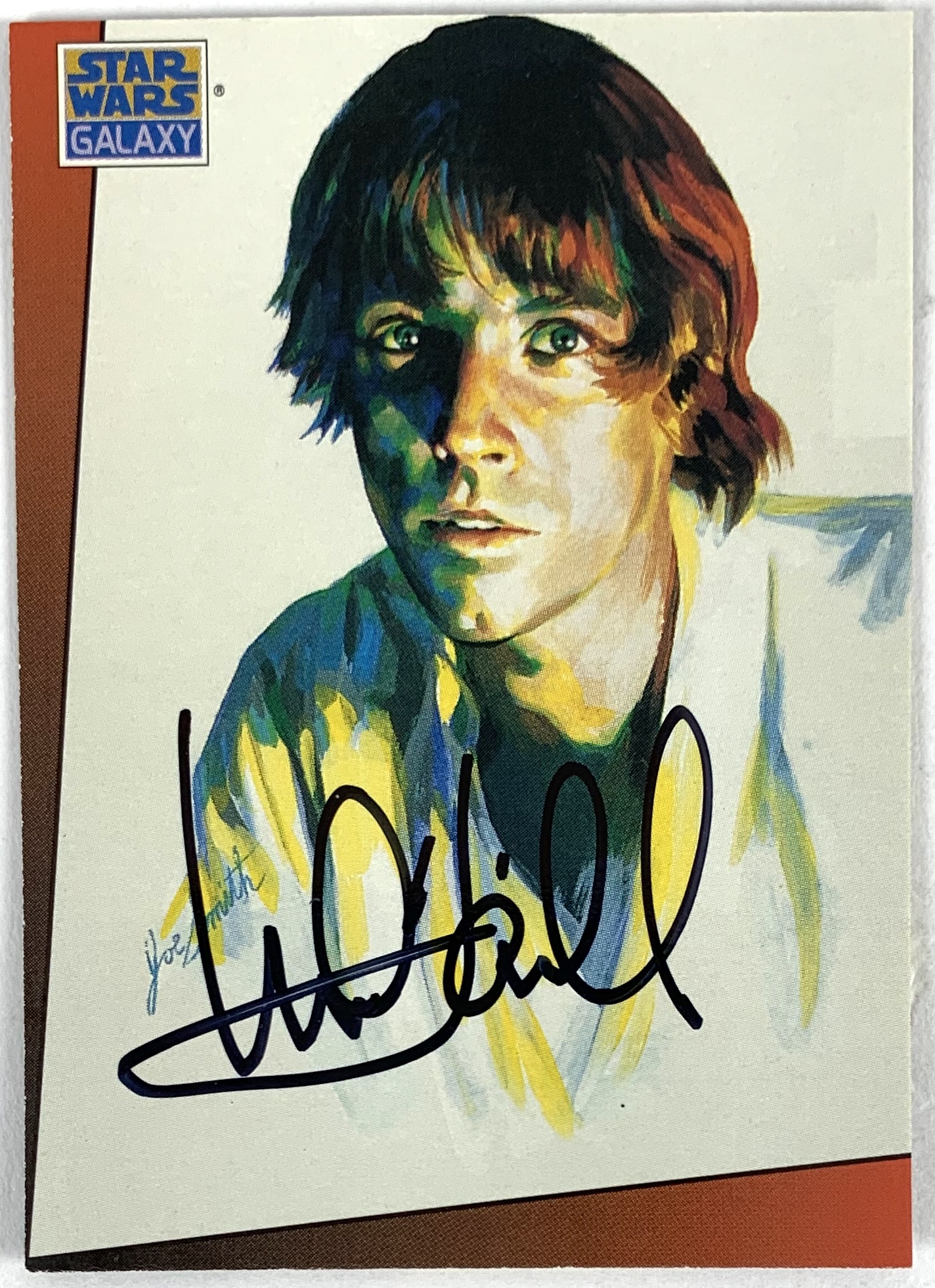 mark hamill signed trading cards