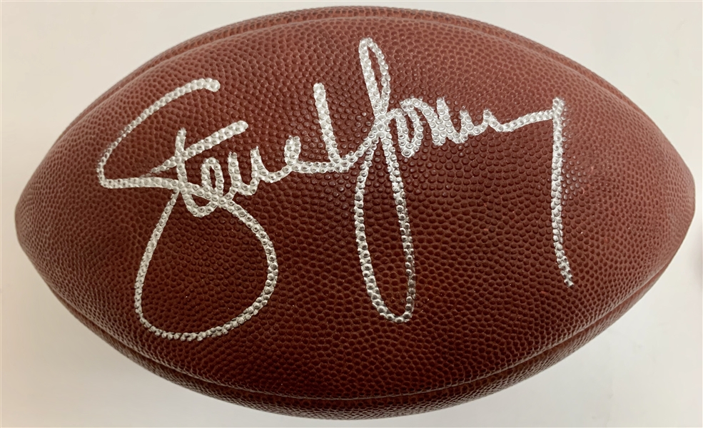 Steve Young Signed & Game Used Week 16 1994 Football During Historic Super Bowl Run! (49ers & JSA)