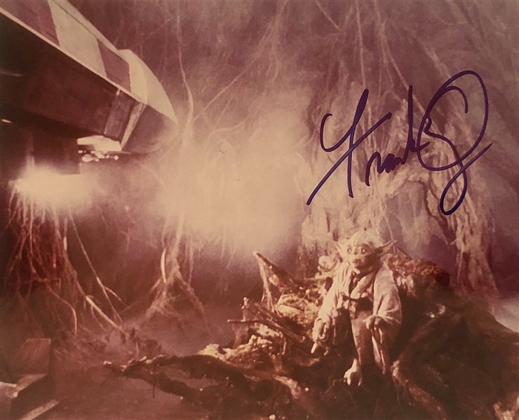 Star Wars: Frank Oz Signed 8" x 10" Color Photo from "The Empire Strikes Back" (John Brennan Collection)(Beckett/BAS Guaranteed)