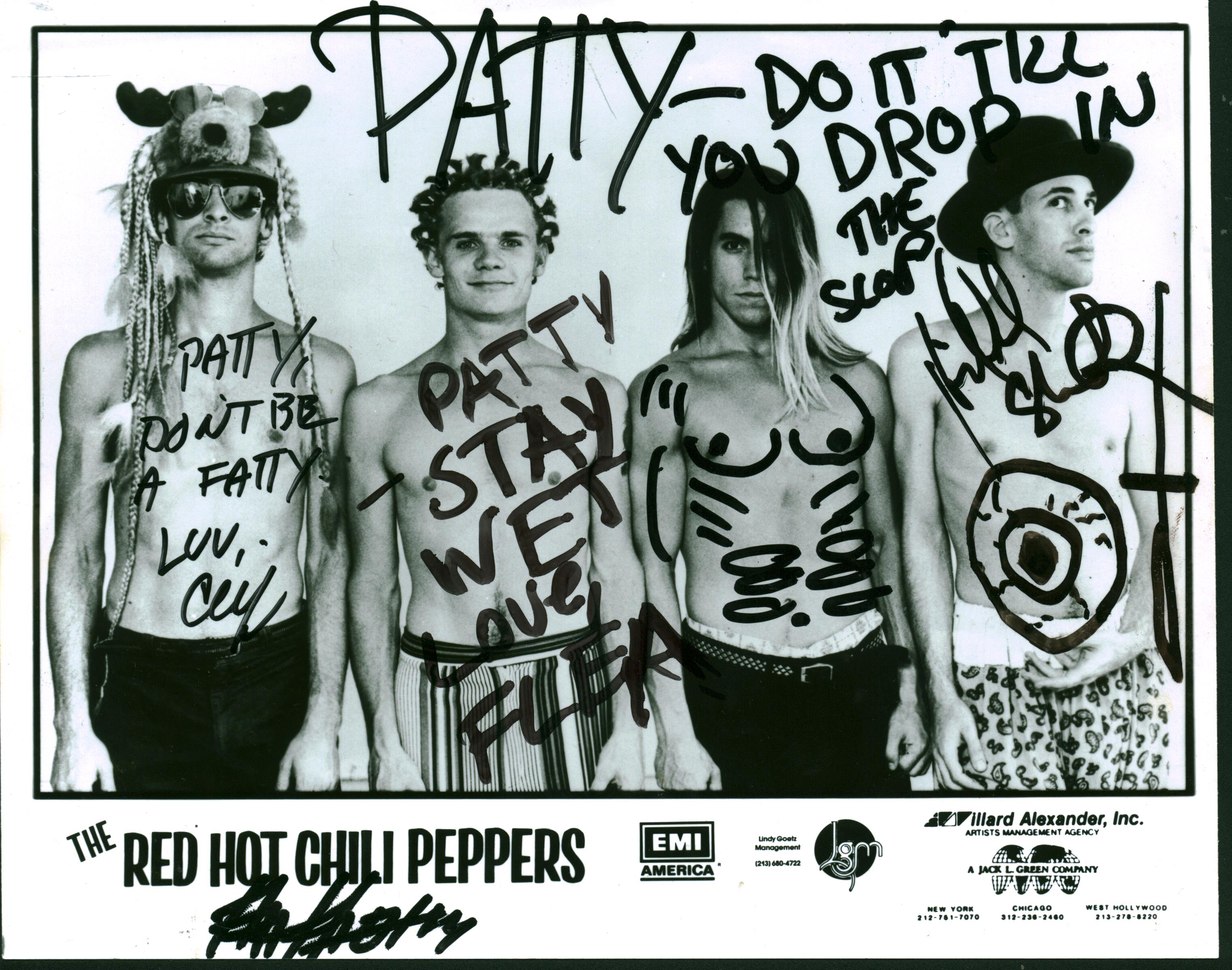 Lot Detail The Red Hot Chili Peppers C Signed Promotional X