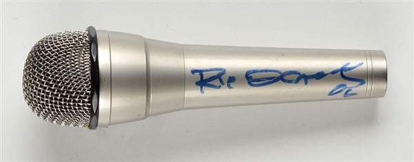 The Cars: Ric Ocasek In-Person Signed Microphone (John Brennan Collection)(Beckett/BAS Guaranteed)