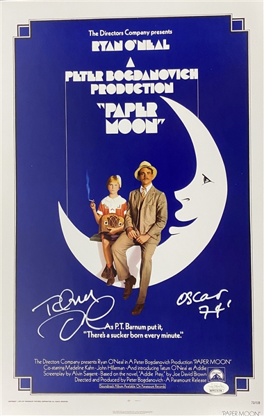 Tatum ONeal Signed "Paper Moon" Mock 17" x 11" Poster (JSA)