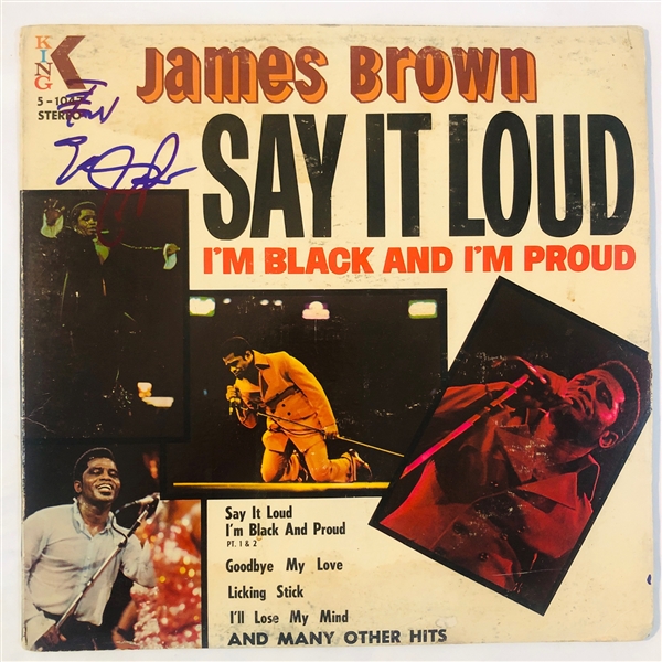 James Brown Signed "Say It Loud - Im Black and Proud" Record Album (John Brennan Collection)(Beckett/BAS Guaranteed)