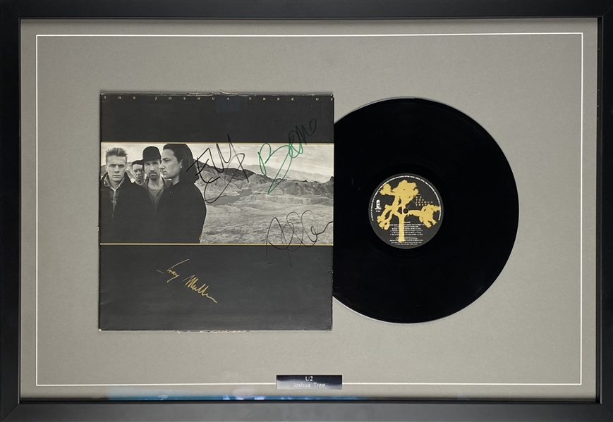 U2 Impressive Group Signed "The Joshua Tree" Album w/ All Four Members! (REAL/Epperson)