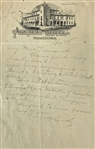 W.F. "Buffalo Bill" Cody Signed & Handwritten 6" x 9" Letter (Beckett/BAS)