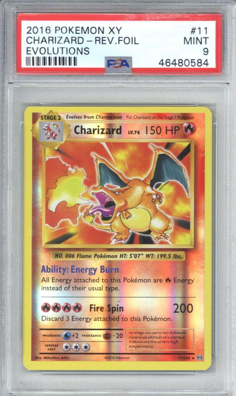 lot-detail-charizard-2016-pokemon-xy-evolutions-reverse-foil-11