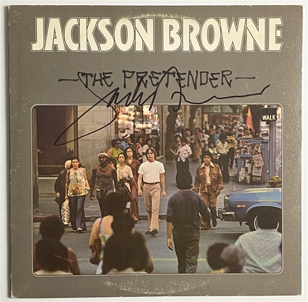 Jackson Browne In-Person Signed “The Pretender” Record Album (John Brennan Collection) (Beckett/BAS Guaranteed)