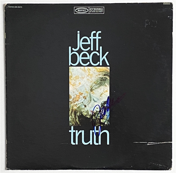 Jeff Beck In-Person Signed “Truth” Record Album (John Brennan Collection) (Beckett/BAS Guaranteed)