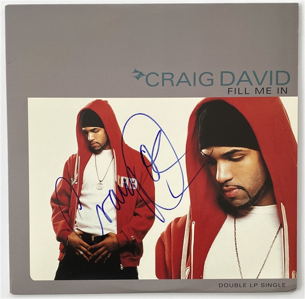 Craig David In-Person Signed “Fill Me In” 12” Single Album (John Brennan Collection) (BAS Guaranteed)